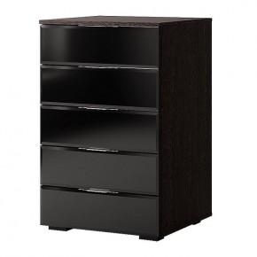 Комод Алекса (венге/черный) в Агрызе - agryz.mebel24.online | фото