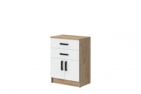 Комод Эконом (Дуб крафт золотой/Белый текстурный) в Агрызе - agryz.mebel24.online | фото 1