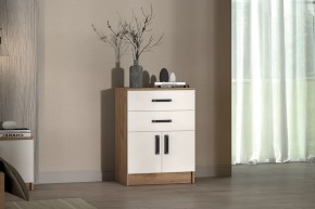 Комод Эконом (Дуб крафт золотой/Белый текстурный) в Агрызе - agryz.mebel24.online | фото 3