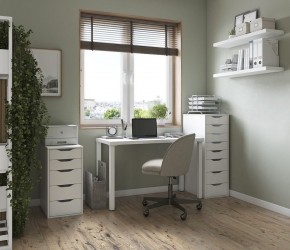 Комод Ингар белый высокий с пятью выдвижными ящиками в Агрызе - agryz.mebel24.online | фото 2