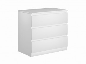 Комод МАЛЬТА с тремя выдвижными ящиками, цвет белый в Агрызе - agryz.mebel24.online | фото
