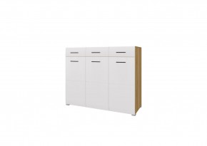 Комод НЕНСИ (Крафт золотой/Белый глянец) в Агрызе - agryz.mebel24.online | фото