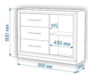 Комод Нобиле Км-120/38 ФГ в Агрызе - agryz.mebel24.online | фото 2