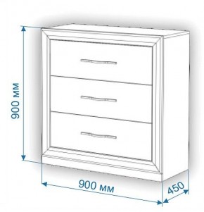 Комод Нобиле Км-90/45 в Агрызе - agryz.mebel24.online | фото 3