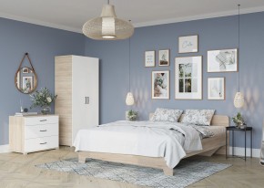 Комод VICTOR (Сонома/Белый) в Агрызе - agryz.mebel24.online | фото 3