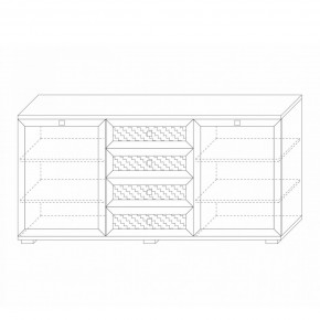 Комодино (фасады глухие) Парма Нео в Агрызе - agryz.mebel24.online | фото 6