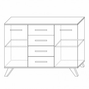 Комодино Вега Скандинавия в Агрызе - agryz.mebel24.online | фото 3