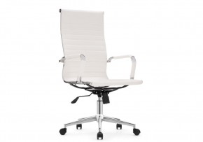 Компьютерное кресло Reus pu white / chrome в Агрызе - agryz.mebel24.online | фото
