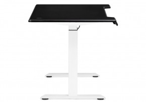Компьютерный стол Маркос с механизмом подъема 140х80х75 черная шагрень / белый в Агрызе - agryz.mebel24.online | фото 5