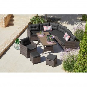 Комплект плетеной мебели AFM-373G Grey в Агрызе - agryz.mebel24.online | фото 1