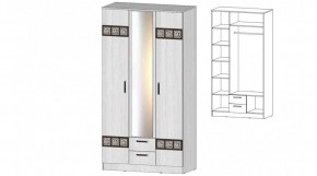КОСТА-РИКА Шкаф 3-х створчатый (анкор светлый) в Агрызе - agryz.mebel24.online | фото