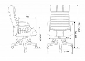 Кресло для руководителя KB-10WALNUT/B/LEATH в Агрызе - agryz.mebel24.online | фото 7