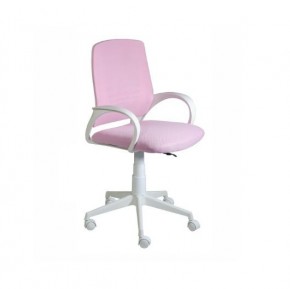 Кресло Ирис White сетка/ткань розовая в Агрызе - agryz.mebel24.online | фото
