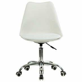 Кресло стул BRABIX "Eames MG-310 CH", хром, пластик белый, экокожа белая, 532923 в Агрызе - agryz.mebel24.online | фото 1