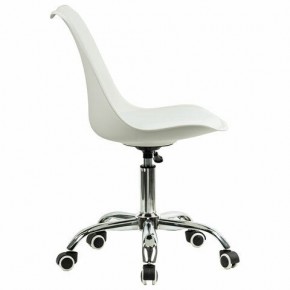 Кресло стул BRABIX "Eames MG-310 CH", хром, пластик белый, экокожа белая, 532923 в Агрызе - agryz.mebel24.online | фото 3