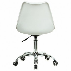 Кресло стул BRABIX "Eames MG-310 CH", хром, пластик белый, ткань серая, 532924 в Агрызе - agryz.mebel24.online | фото 4