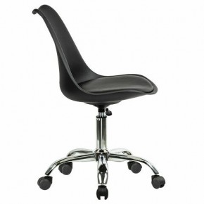 Кресло стул BRABIX "Eames MG-310 CH", хром, пластик черный, экокожа черная, 532925 в Агрызе - agryz.mebel24.online | фото 3