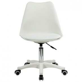 Кресло стул BRABIX "Eames MG-310 PL", пластик белый, экокожа белая, 532926 в Агрызе - agryz.mebel24.online | фото 1