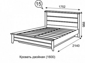 Кровать 1600 с ПМ София 15 в Агрызе - agryz.mebel24.online | фото 3