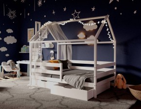 Кровать-домик 80*190 Белый в Агрызе - agryz.mebel24.online | фото