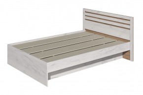 Кровать Лиана 1.4 (Дуб Крафт Белый/Дуб Крафт Золотой) в Агрызе - agryz.mebel24.online | фото