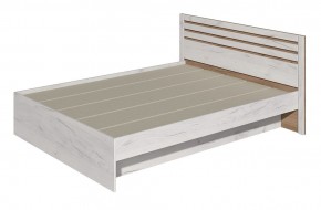 Кровать Лиана 1.6 (Дуб Крафт Белый/Дуб Крафт Золотой) в Агрызе - agryz.mebel24.online | фото