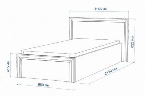 Кровать односпальная Нобиле Кр-90 в Агрызе - agryz.mebel24.online | фото 2