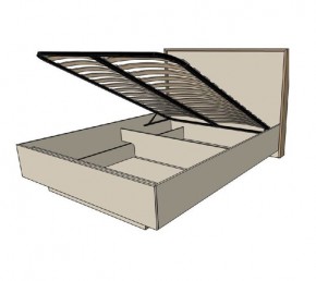 Кровать с основанием с ПМ и местом для хранения (1400) в Агрызе - agryz.mebel24.online | фото 2