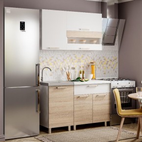 Кухня Айсбери 1.2 м (Белый/Дуб Сонома) в Агрызе - agryz.mebel24.online | фото 1