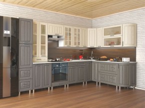 Кухня модульная Луксор серый-кремовый в Агрызе - agryz.mebel24.online | фото 4
