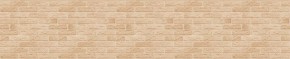 Кухонный фартук 610х3000х1,5 (композит) КМ Кирпич бежевый в Агрызе - agryz.mebel24.online | фото