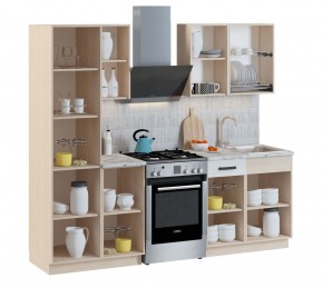 Кухонный гарнитур Алиса Loft линейная (Дуб Сонома/Сосна белая Loft) 1750 в Агрызе - agryz.mebel24.online | фото 2