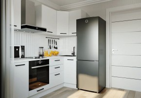 Кухонный гарнитур Белый Глянец 2200*1000 (Стол. 26мм) в Агрызе - agryz.mebel24.online | фото