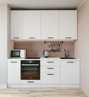 Кухонный гарнитур Жемчуг 2200 (Стол. 26мм) в Агрызе - agryz.mebel24.online | фото