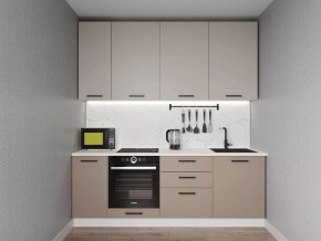 Кухонный гарнитур Каппучино 2200 h950 (Стол. 38мм) в Агрызе - agryz.mebel24.online | фото