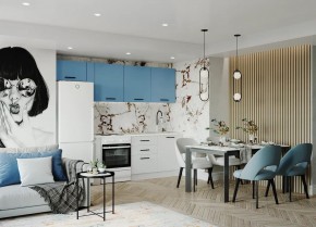 Кухонный гарнитур Капри 2550 (Стол. 38мм) в Агрызе - agryz.mebel24.online | фото