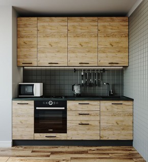 Кухонный гарнитур Крафт 2200 (Стол. 26мм) в Агрызе - agryz.mebel24.online | фото