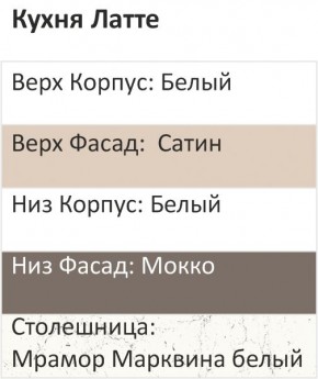 Кухонный гарнитур Латте 2200 h950 (Стол. 26мм) в Агрызе - agryz.mebel24.online | фото 3