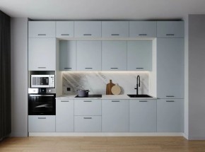 Кухонный гарнитур Смоки 3400 (Стол. 38мм) в Агрызе - agryz.mebel24.online | фото