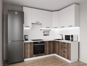 Кухонный гарнитур Старое Дерево 2200*1600 h950 (Стол. 26мм) в Агрызе - agryz.mebel24.online | фото