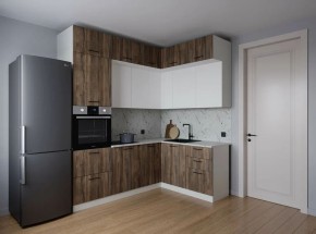 Кухонный гарнитур Старое Дерево 2200*1700 (Стол. 38мм) в Агрызе - agryz.mebel24.online | фото