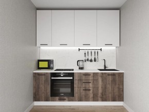 Кухонный гарнитур Старое Дерево 2200 h950 (Стол. 26мм) в Агрызе - agryz.mebel24.online | фото