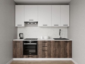 Кухонный гарнитур Старое Дерево 2400 h950 (Стол. 38мм) в Агрызе - agryz.mebel24.online | фото