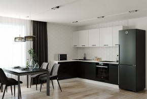 Кухонный гарнитур угловой Графика 2600х1600 (Стол. 38мм) в Агрызе - agryz.mebel24.online | фото