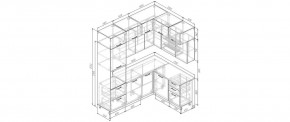 Кухонный гарнитур угловой Капри 2200*1700 (Стол. 38мм) в Агрызе - agryz.mebel24.online | фото 2