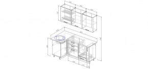 Кухонный гарнитур угловой Шимо 1000*1800 (Стол. 26мм) в Агрызе - agryz.mebel24.online | фото 2