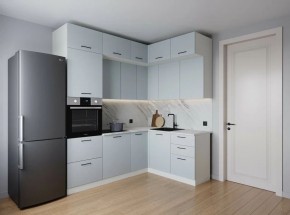 Кухонный гарнитур угловой Смоки 2200*1700 (Стол. 26мм) в Агрызе - agryz.mebel24.online | фото