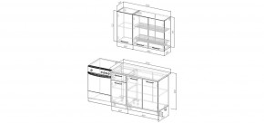 Кухонный гарнитур Умбра 1200 (Стол. 26мм) в Агрызе - agryz.mebel24.online | фото 2