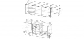 Кухонный гарнитур Виола 2550 (Стол. 26мм) в Агрызе - agryz.mebel24.online | фото 2