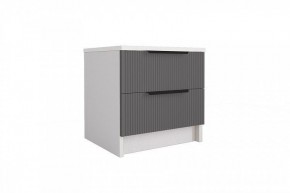 ЛАВИС ТД 400.1 Тумба (белый/графит софт/ручка черная) в Агрызе - agryz.mebel24.online | фото